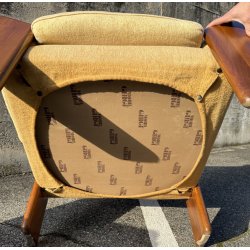 COPPIA POLTRONA Mario Marenco DESIGN 1970 Mobilgirgi ARMCHAIR LEGNO DIVANO ITALY