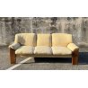 DIVANO Mario Marenco DESIGN 1970 Mobilgirgi ARMCHAIR LEGNO STOFFA POLTRONA ITALY
