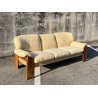 DIVANO Mario Marenco DESIGN 1970 Mobilgirgi ARMCHAIR LEGNO STOFFA POLTRONA ITALY