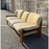 DIVANO Mario Marenco DESIGN 1970 Mobilgirgi ARMCHAIR LEGNO STOFFA POLTRONA ITALY