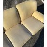 DIVANO Mario Marenco DESIGN 1970 Mobilgirgi ARMCHAIR LEGNO STOFFA POLTRONA ITALY