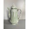SERVIZIO Caffè 12 pers. PORCELLANA Jugendstil ART NOUVEAU BIANCO VERDE AUSTRIA