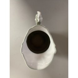 SERVIZIO Caffè 12 pers. PORCELLANA Jugendstil ART NOUVEAU BIANCO VERDE AUSTRIA