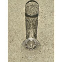 SET 6 BICCHIERI MOD Parme TUMBLER BASSO CRISTALLO BACCARAT DECORO INCISO 9,8cm/h