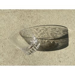 SET 6 BICCHIERI MOD Parme TUMBLER BASSO CRISTALLO BACCARAT DECORO INCISO 9,8cm/h