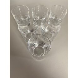 SET 6 BICCHIERI MOD Perfection TUMBLER BASSO CRISTALLO BACCARAT  ø 6,1 x 7,8cm/h