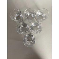 SET 6 BICCHIERI MOD Perfection TUMBLER BASSO CRISTALLO BACCARAT  ø 6,1 x 7,8cm/h