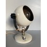 LAMPADA da TAVOLO ABATJOURS ORIENTABILE DESIGN ANONIMO EYEBALL LAMP WHITE '60