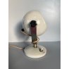 LAMPADA da TAVOLO ABATJOURS ORIENTABILE DESIGN ANONIMO EYEBALL LAMP WHITE '60