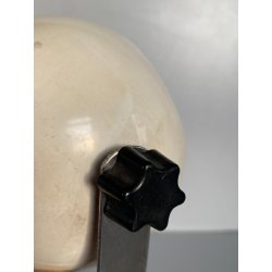 LAMPADA da TAVOLO ABATJOURS ORIENTABILE DESIGN ANONIMO EYEBALL LAMP WHITE '60