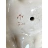 SCULTURA STATUINA CERAMICA POLICROMA Fabris PIERROT DONNA NUDO EROTICO ART DECO