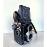 FOTOCAMERA YASHICA 635  REFLEX 6X6-35mm Yashikor 80mm f/3.5 BORSA CONVERSION KIT