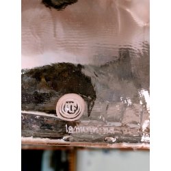 La Murrina LAMPADARIO VETRO MURANO Rosa Bianco ANNI 80 LAMPADA SOFFITTO VINTAGE