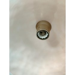 La Murrina LAMPADARIO VETRO MURANO Rosa Bianco ANNI 80 LAMPADA SOFFITTO VINTAGE