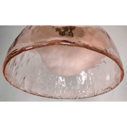 La Murrina LAMPADARIO VETRO MURANO Rosa Bianco ANNI 80 LAMPADA SOFFITTO VINTAGE