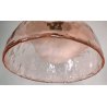 La Murrina LAMPADARIO VETRO MURANO Rosa Bianco ANNI 80 LAMPADA SOFFITTO VINTAGE