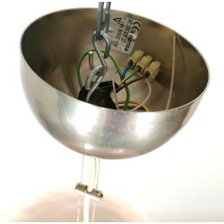 La Murrina LAMPADARIO VETRO MURANO Rosa Bianco ANNI 80 LAMPADA SOFFITTO VINTAGE