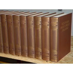 ANTICO DIZIONARIO ENCICLOPEDICO Treccani 15 LIBRI epoca 1970 Atlante Geografico