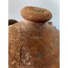 ANTICA OLLA TERRACOTTA VASO BIANSATO con COPERCHIO BERBERO OTTOMANO XIX sec