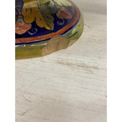 ANTICO VASO CENTROTAVOLA JARDINIERE Gualdo Tadino CERAMICA MAIOLICA LUSTRO '30