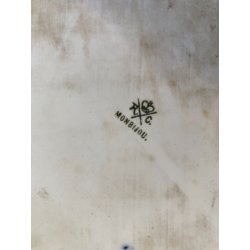 SET CAFFE PORCELLANA Rosenthal BLU COBALTO DECORO LIBERTY SILVER OVERLAY DANNI