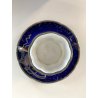 SET CAFFE PORCELLANA Rosenthal BLU COBALTO DECORO LIBERTY SILVER OVERLAY DANNI