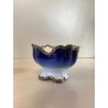 SET CAFFE PORCELLANA Rosenthal BLU COBALTO DECORO LIBERTY SILVER OVERLAY DANNI