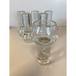 LOTTO 14 BICCHIERI CRISTALLO DESIGN ATTR. Sergio Asti MID CENTURY MODERN '70s