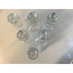 LOTTO 14 BICCHIERI CRISTALLO DESIGN ATTR. Sergio Asti MID CENTURY MODERN '70s