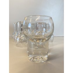 LOTTO 14 BICCHIERI CRISTALLO DESIGN ATTR. Sergio Asti MID CENTURY MODERN '70s