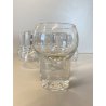 LOTTO 14 BICCHIERI CRISTALLO DESIGN ATTR. Sergio Asti MID CENTURY MODERN '70s