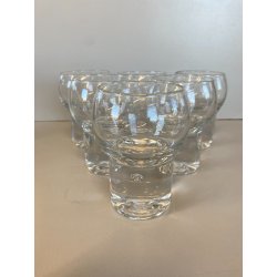 LOTTO 14 BICCHIERI CRISTALLO DESIGN ATTR. Sergio Asti MID CENTURY MODERN '70s