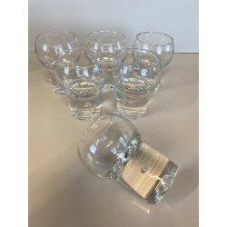 LOTTO 14 BICCHIERI CRISTALLO DESIGN ATTR. Sergio Asti MID CENTURY MODERN '70s