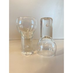 LOTTO 14 BICCHIERI CRISTALLO DESIGN ATTR. Sergio Asti MID CENTURY MODERN '70s