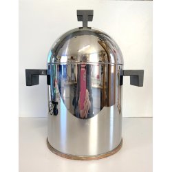 PENTOLA La Cupola POT ACCIAIO INOX 18/10 DESIGN Aldo Rossi PER Alessi  2001