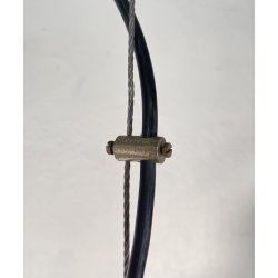 LAMPADARIO SOSPENSIONE DESIGN Sergio Mazza Tau VETRO ACCIAIO CROMATO ANNI 60