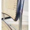 SET 4 SEDIA CESCA MARCEL BREUER ACCIAIO PAGLIA DI VIENNA DESIGN ANNI 60/70 CHAIR
