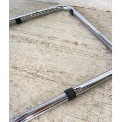 SET 4 SEDIA CESCA MARCEL BREUER ACCIAIO PAGLIA DI VIENNA DESIGN ANNI 60/70 CHAIR