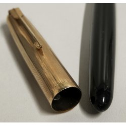 ANTICA PENNA STILOGRAFICA Parker 51 anni 50 ORO 12k Gold Filled OLD FOUNTAIN PEN