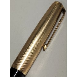 ANTICA PENNA STILOGRAFICA Parker 51 anni 50 ORO 12k Gold Filled OLD FOUNTAIN PEN