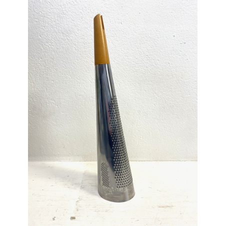 GRATTUGIA GIGANTE Todo DESIGN Richard Sapper PER ALESSI ACCIAIO 18/10 LEGNO 2004