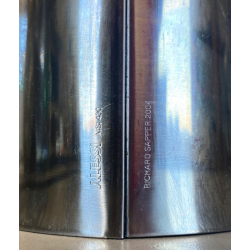 GRATTUGIA GIGANTE Todo DESIGN Richard Sapper PER ALESSI ACCIAIO 18/10 LEGNO 2004