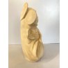 SCULTURA CERAMICA BUSTO MADONNA GESU' BAMBINO MARIA NATIVITA' 700/46 ITALY