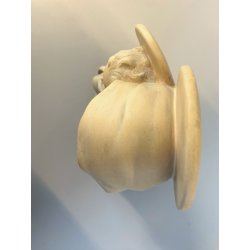 SCULTURA CERAMICA BUSTO MADONNA GESU' BAMBINO MARIA NATIVITA' 700/46 ITALY