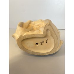 SCULTURA CERAMICA BUSTO MADONNA GESU' BAMBINO MARIA NATIVITA' 700/46 ITALY