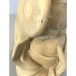 SCULTURA CERAMICA BUSTO MADONNA GESU' BAMBINO MARIA NATIVITA' 700/46 ITALY