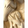 SCULTURA CERAMICA BUSTO MADONNA GESU' BAMBINO MARIA NATIVITA' 700/46 ITALY