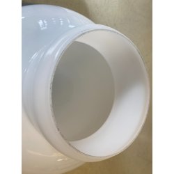 LAMPADA da TAVOLO DESIGN E. Tronconi  ACCIAIO VETRO MURANO ø 32x30 cm/h ANNI '70