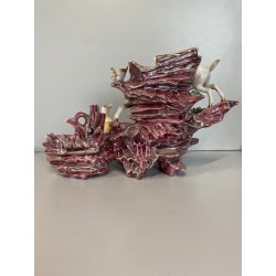 SCULTURA CERAMICA G. Girardi CERBIATTO SCOIATTOLO SVUOTATASCHE PORTACENERE '50