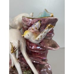 SCULTURA CERAMICA G. Girardi CERBIATTO SCOIATTOLO SVUOTATASCHE PORTACENERE '50
